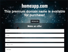 Tablet Screenshot of homeapp.com